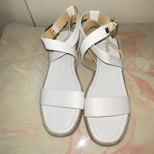 MICHAEL KORS
Lowry Leather Wedge Sandal